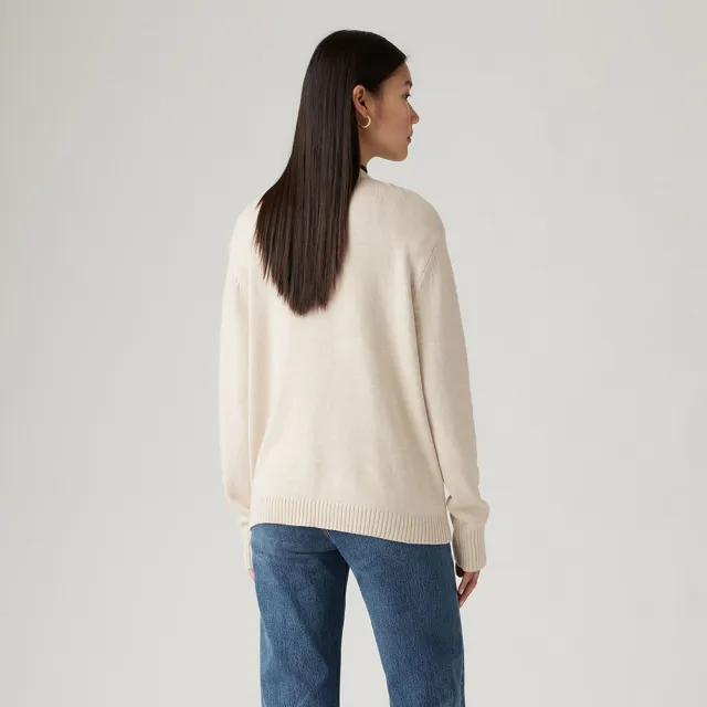 【LEVIS】女款針織罩衫外套 / 混羊毛 熱賣單品 000O0-0001