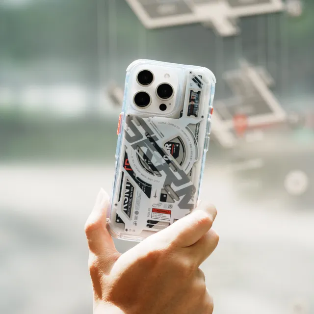 【Skinarma】iPhone 16 Pro Max 6.9吋 EKHO 品牌電路板磁吸防摔手機殼 附扣具