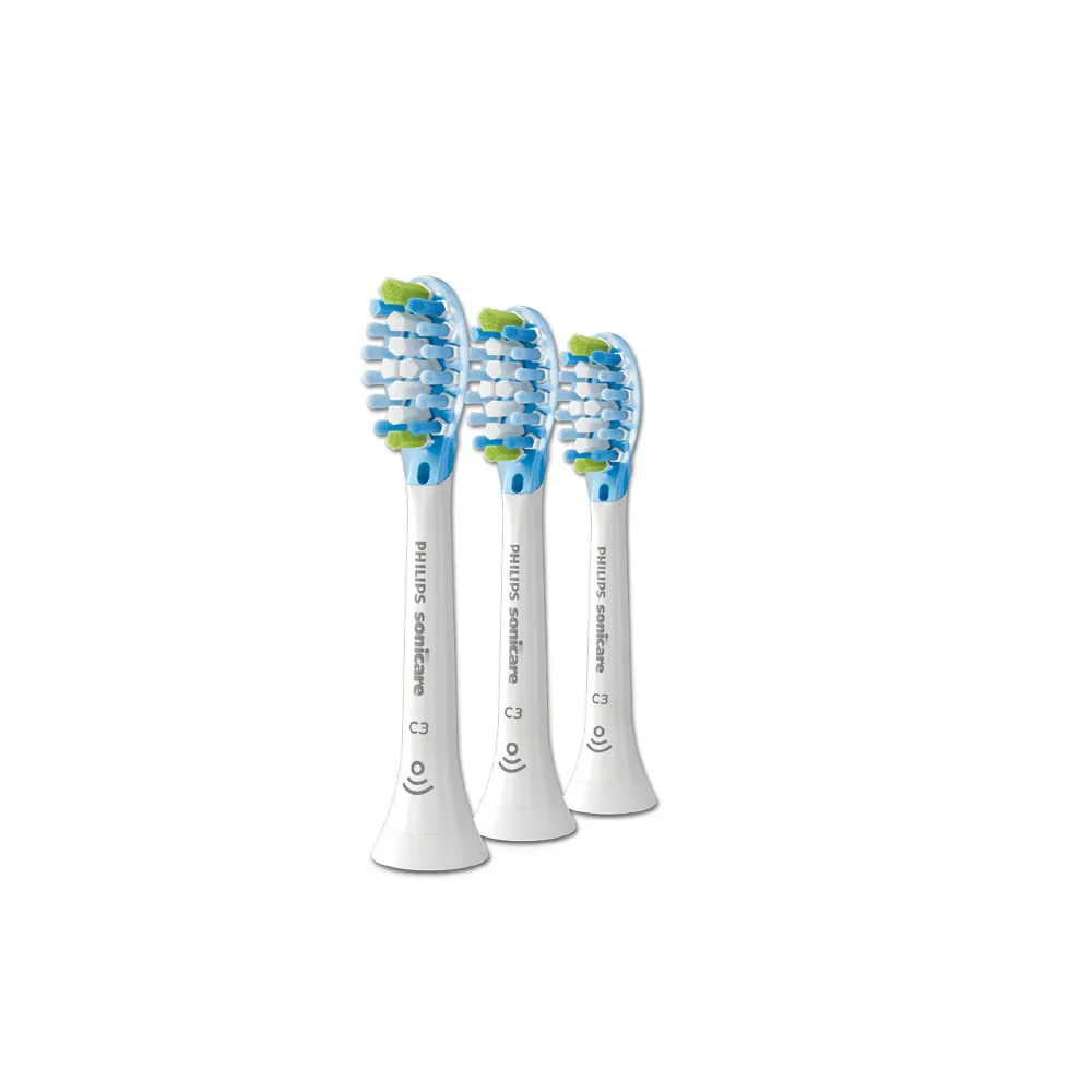 【Philips 飛利浦】Sonicare DC Smart智能清潔刷頭三入組-白HX9043/67