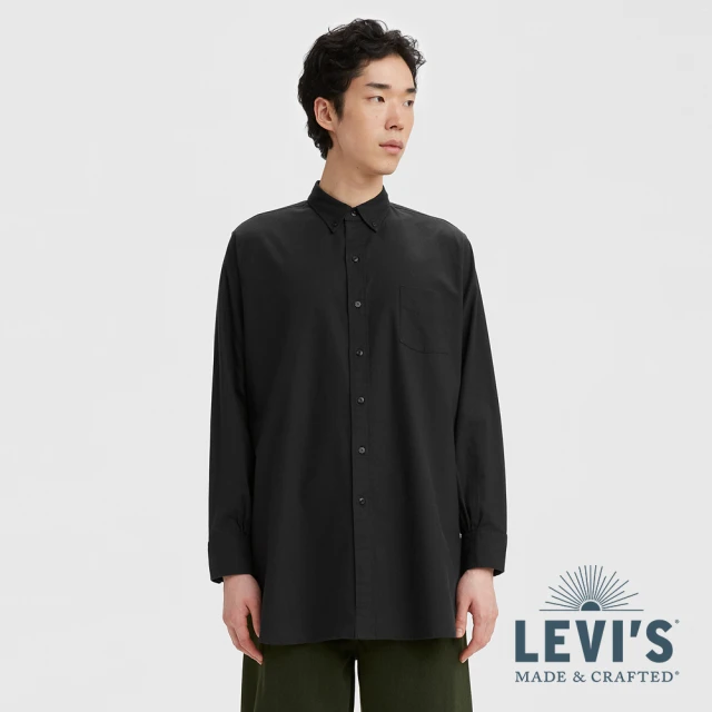 LEVIS 官方旗艦 Made & Crafted男女同款 經典長袖襯衫 熱賣單品 A2176-0005