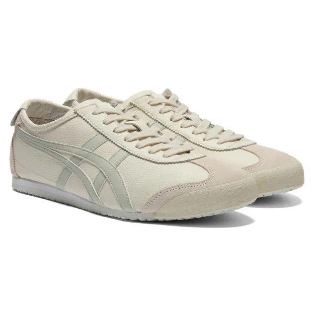 Onitsuka Tiger】鬼塚虎官方旗艦店米底灰綠虎爪紋MEXICO 66