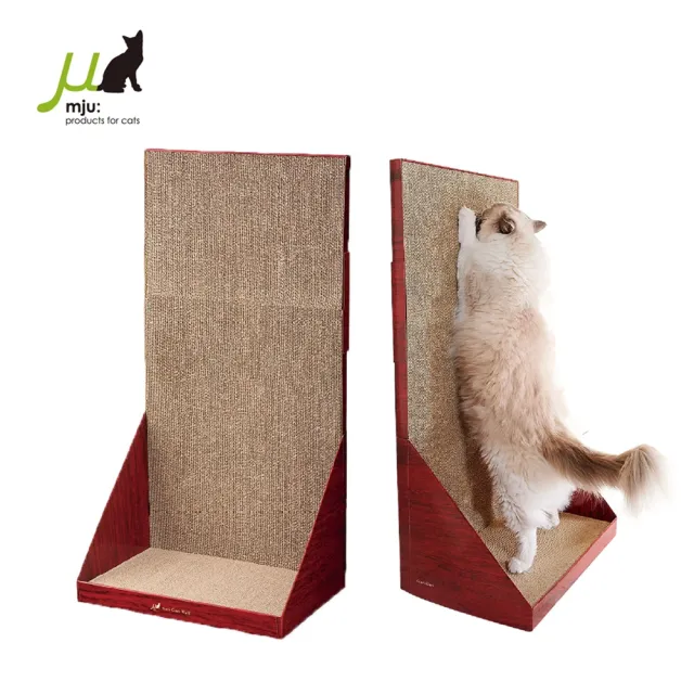 【Gari Gari Wall】特寬長方造型 貓抓板（可立牆）XL號 2色隨機出貨(AIM-CAT004-1/AIM-CAT004-2)