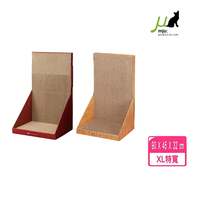 【Gari Gari Wall】特寬長方造型 貓抓板（可立牆）XL號 2色隨機出貨(AIM-CAT004-1/AIM-CAT004-2)