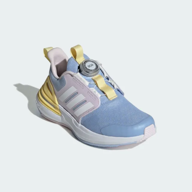 【adidas 愛迪達】慢跑鞋 童鞋 中大童 兒童 運動鞋 緩震 RAPIDASPORT BOA K 藍 IF8543