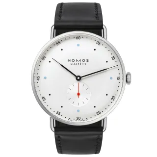 【NOMOS】Metro系列 手動上鍊 小秒針 時尚機械腕錶 禮物推薦 送禮首選 38.5mm(1108)