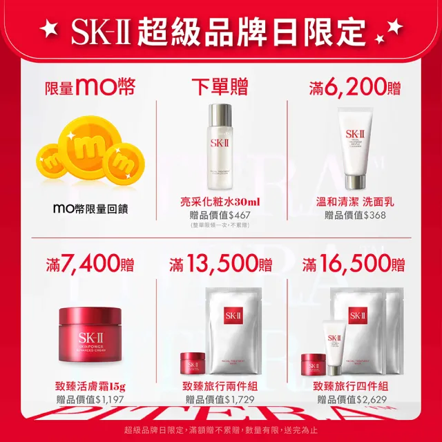 【SK-II】官方直營 致臻肌活能量活膚霜 100g雙入組(加大版/全新升級/乳霜)