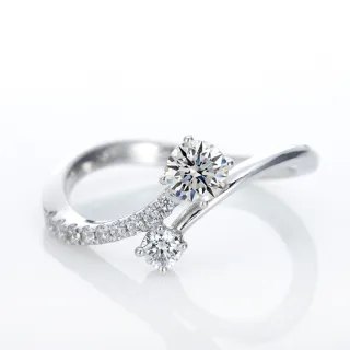 【DOLLY】0.30克拉 天然鑽石F/VS2完美車工求婚戒指-016(母親節 情人節 交換禮物首選)