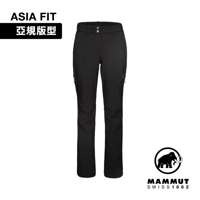 Mammut 長毛象 Runbold Winter SO Pants AF W 冬季防潑水健行長褲 黑色 女款 #1021-01410