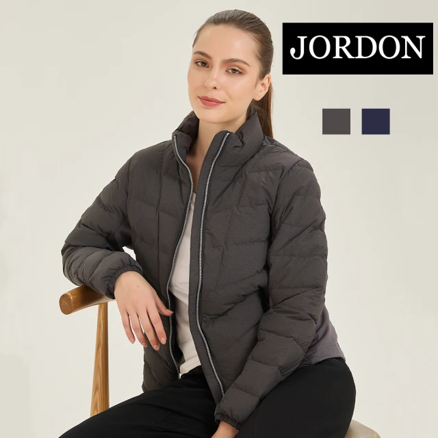 JORDON 橋登 可脫袖保暖羽絨外套(立領/夾克/女外套/女背心/JIS90)