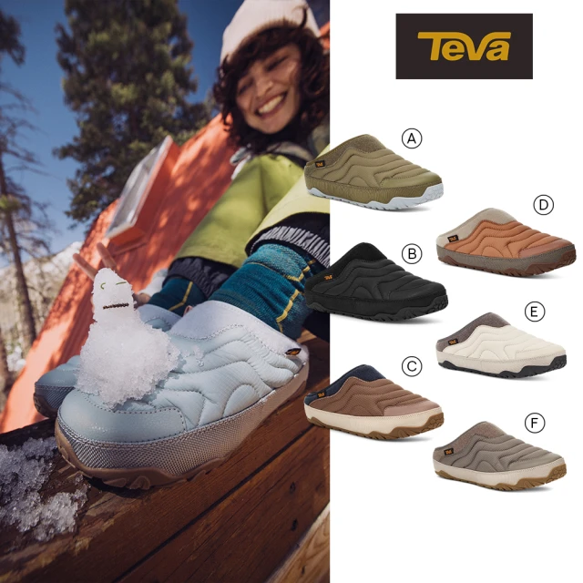 TEVA 男/女/中性 防潑水 保暖 露營 菠蘿麵包鞋/穆勒鞋/休閒鞋 ReEmber Terrain 原廠(多款任選)