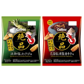 【Calbee 卡樂比】絕品蝦條 60g/包 5包組