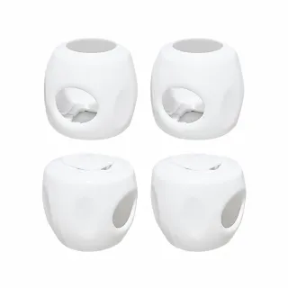 【Airy 輕質系】兒童防反鎖防開門喇叭鎖套 -4入