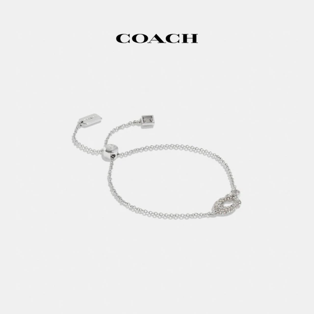 COACH 聚酯纖維經典Logo羽絨背心-棕黃色 經典標誌(