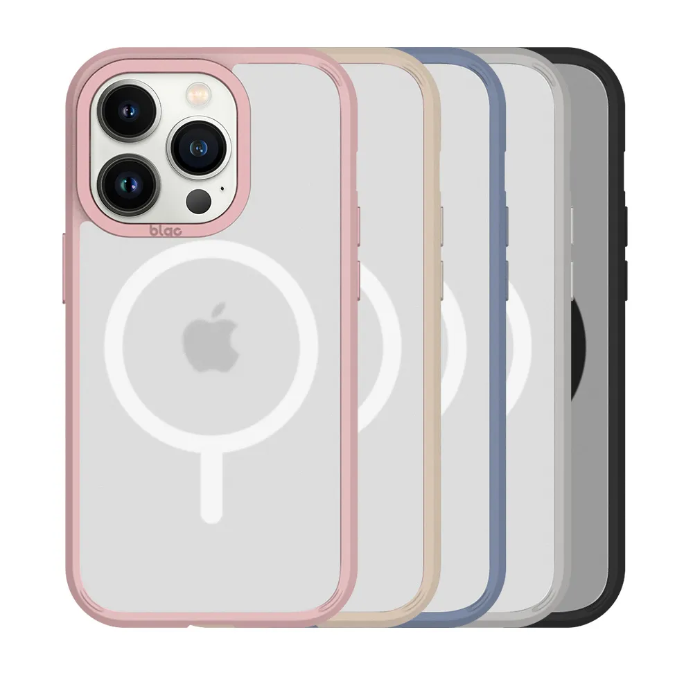 【TOYSELECT】iPhone 16 Pro 6.3吋 BLAC Aurora極光霧透 MagSafe iPhone手機殼