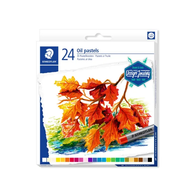 【STAEDTLER 施德樓】施德樓 金鑽專家級油性粉彩24色組 MS2420C24