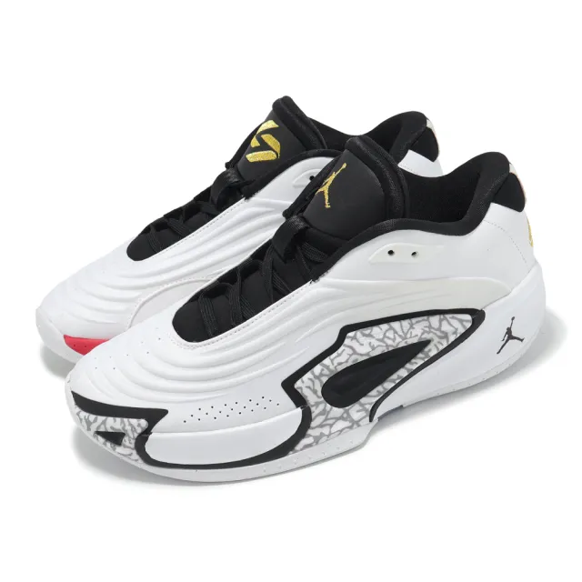 【NIKE 耐吉】籃球鞋 Jordan Luka 3 PF Motorsport 男鞋 白 黑 金 紅 D77 3代(FQ1285-170)