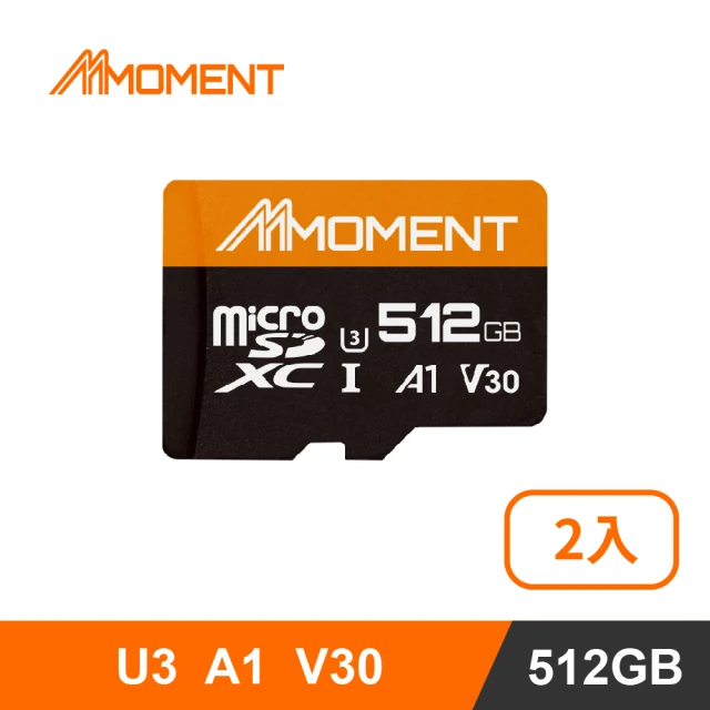 Moment MicroSD SDXC UHS-I A1V30 MM13 512GB 記憶卡(512GB 2入組)