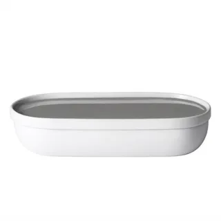 【JIA 品家】自得系列 橢圓型碗碟組(上蓋可當盤子2用)
