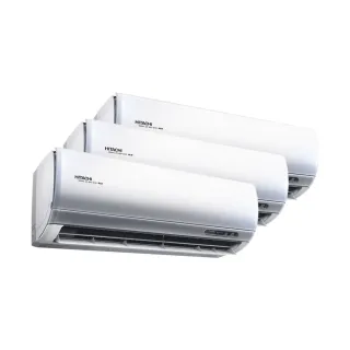 【HITACHI 日立】3-4坪*2+5-7坪 R32 一對三變頻冷暖(RAM-86NP/RAS-28NT+RAS-28NT+RAS-40NT)