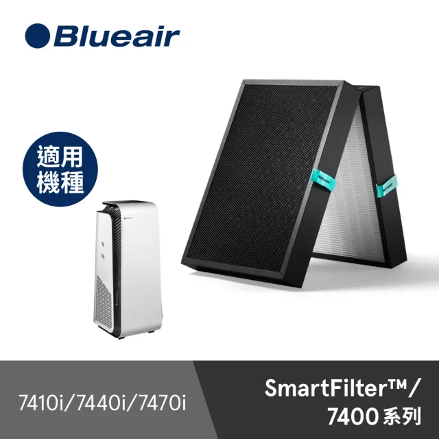 【瑞典Blueair】旗艦款 全天候除菌 7440i 空氣清淨機 21坪+7400系列專用智能濾網