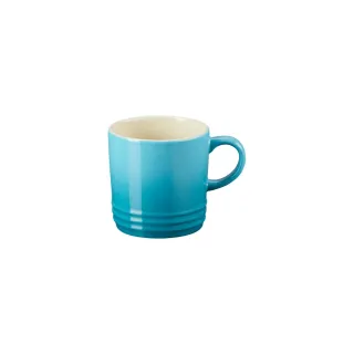 【Le Creuset】瓷器英式馬克杯350ml(加勒比海藍)