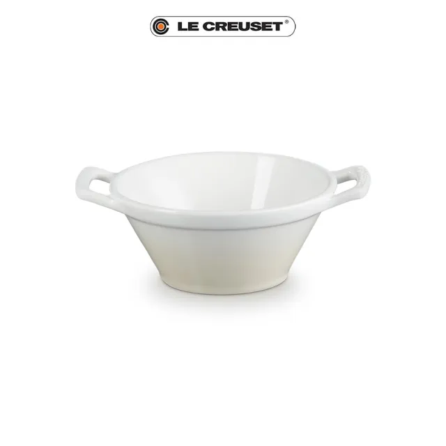 【Le Creuset】瓷器卡蘇雷碗(蛋白霜/淡粉紅/海岸藍)