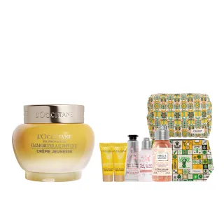 【L’Occitane 歐舒丹】官方直營 蠟菊賦活極萃霜65ml 送極萃霜4mlx2(限定版大容量/緊顏神霜/保濕霜)