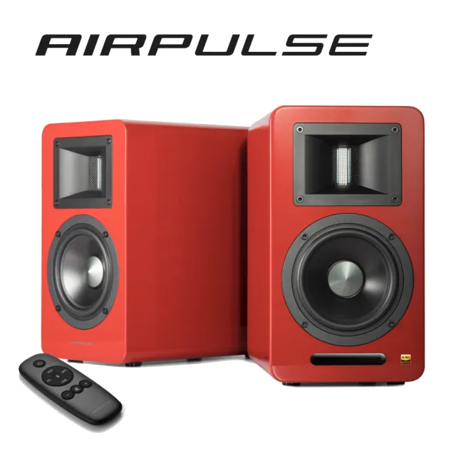 【AIRPULSE】A100Plus主動式喇叭(#音響 #主動喇叭 #桌上喇叭 #2.0聲道 #藍牙喇叭)