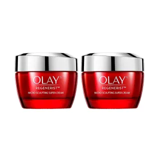 【OLAY 歐蕾】新生高效緊緻護膚面霜50gX2(超值2入組) #膠原大紅瓶