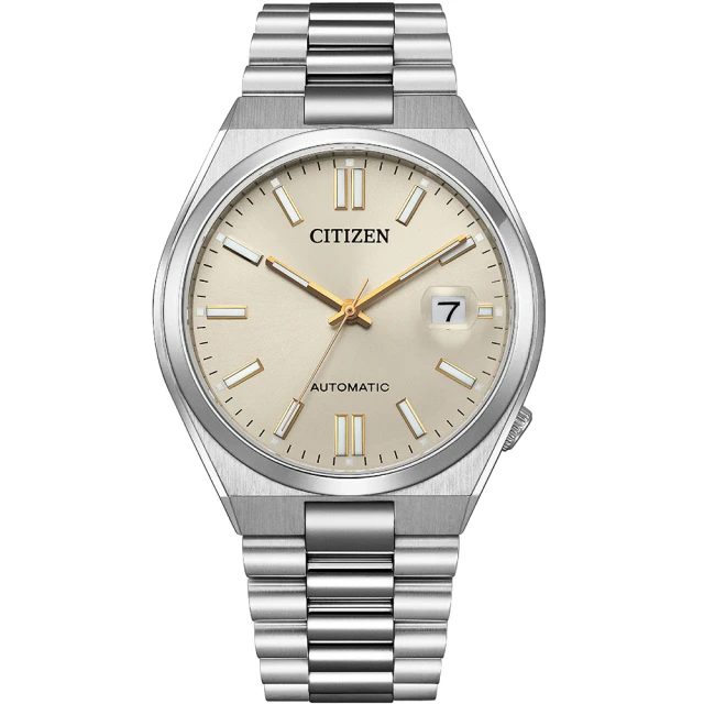 CITIZEN 星辰 經典紳士時尚自動上鍊機械錶-40mm(NJ0151-88W)