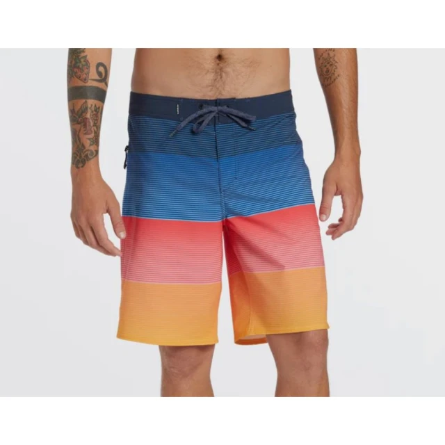 Quiksilver 男款-SURFSILK MASSIVE 20衝浪褲-藍橘色(AQYBS03634F-30)