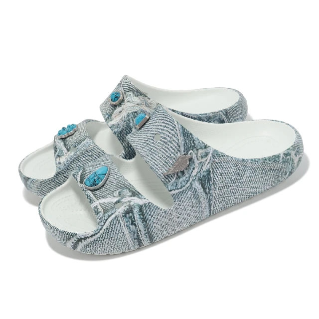 Crocs 拖鞋 Classic Denim Sandal 男鞋 女鞋 月光灰 經典單寧涼鞋 涼拖鞋 卡駱馳(2103771NK)