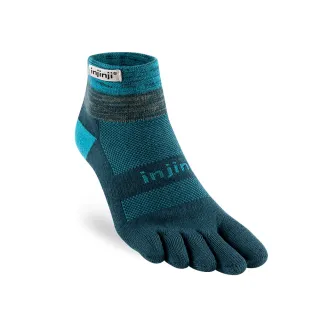 【Injinji】Trail野跑避震吸排五趾短襪[午夜藍]NAA3658(厚底防震 吸濕排汗 防腳底水泡 推薦鐵人襪 中性襪)
