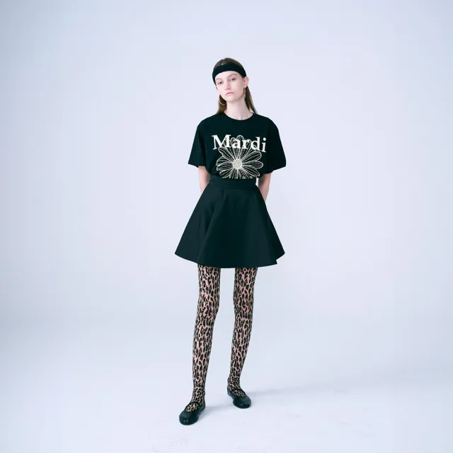 【MARDI MERCREDI】雙11印花短TEE 白 黑 綠 經典小雛菊 CROPPED / TSHIRT FLOWERMARDI