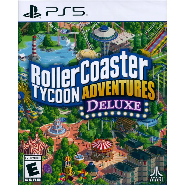 【SONY 索尼】PS5 模擬樂園：冒險 豪華版 RollerCoaster Tycoon Deluxe(英文美版)