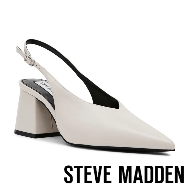 steve madden DILLON 率性方扣尖頭涼跟鞋(