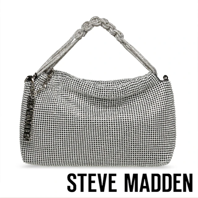 steve maddensteve madden BVESPER 奢華鑽面手提包(銀色)