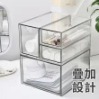【homer生活家】可堆疊透明收納盒 小號(透明抽屜盒 整理盒 收納盒 小物收納 收納用品 多格收納)