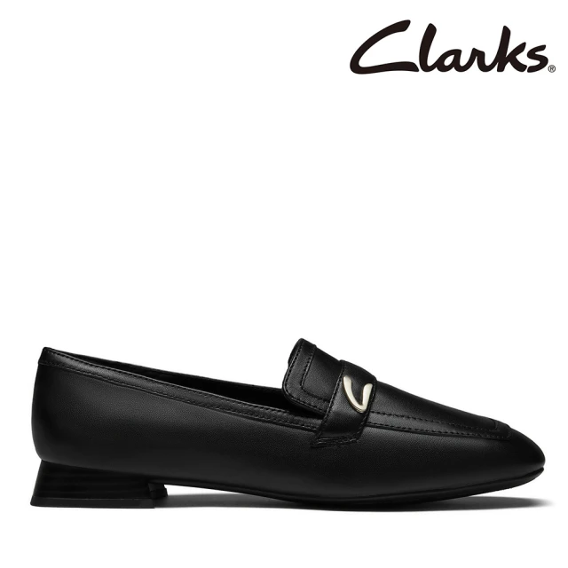 Clarks 女鞋 Ubree15 Charm C字logo現代時尚方頭樂福鞋(CLF80718D)