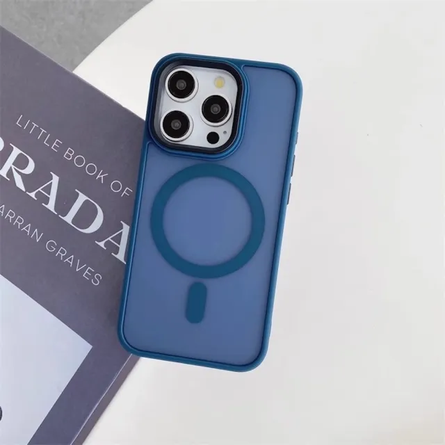【LOYALTY】iPhone16Plus/16Pro/16ProMax磁吸磨砂膚感半透明防摔手機保護殼 9色