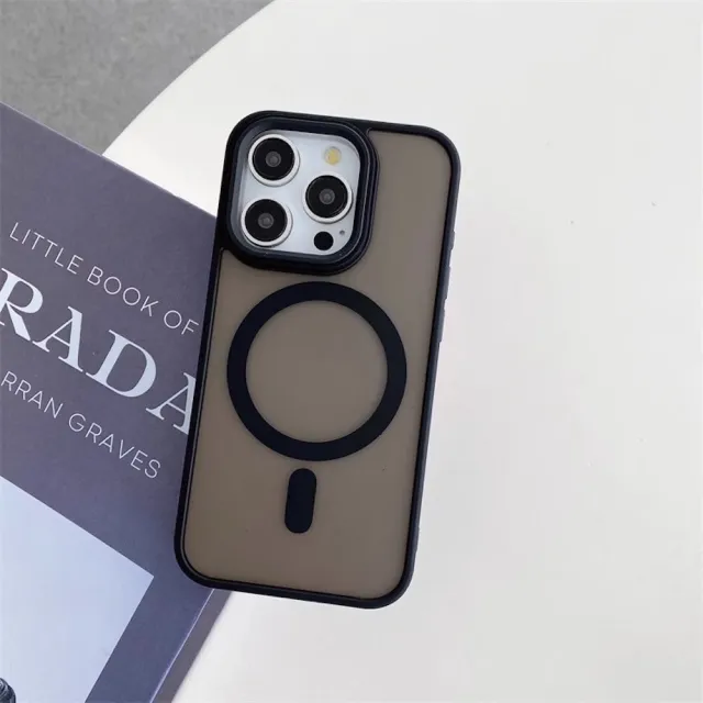 【LOYALTY】iPhone16Plus/16Pro/16ProMax磁吸磨砂膚感半透明防摔手機保護殼 9色