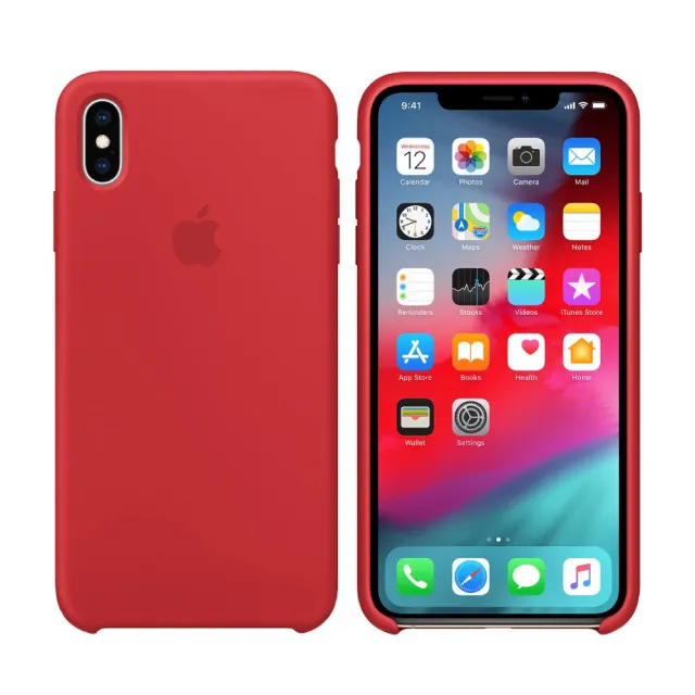 【Apple 蘋果】原廠 iPhone Xs Max 適用 Silicone case 矽膠保護套(公司貨)