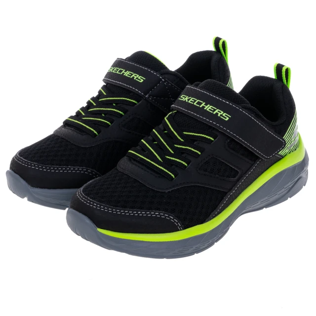 SKECHERS 男童系列 BOUNDLESS 寬楦款(403718WLBKLM)