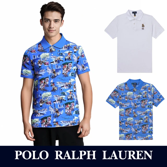 RALPH LAUREN RL POLO 經典刺繡熊款短袖Polo衫-青年款-多色組合 上衣(青年款/平輸品)