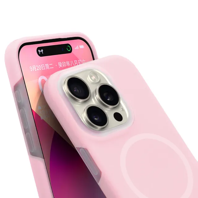 【IN7】iPhone 16 Pro 果凍系列液態矽膠磁吸防摔保護殼