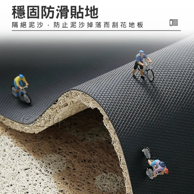 【Osun】80x120cm現代簡約絲圈入戶地墊玄關刮泥防滑地毯耐磨除塵(千山萬水特惠價CE443)