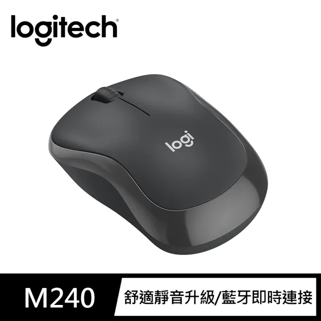 【Logitech 羅技】M240 無線靜音藍芽滑鼠