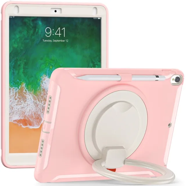 【Powerway】Powerway For iPad Air3-Pro10.5吋專用樂環型藍牙鍵盤-包護殼(送同色無線滑鼠)