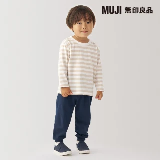 【MUJI 無印良品】幼兒容易穿脫圓領長袖T恤(共5色)