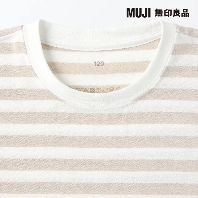 【MUJI 無印良品】兒童圓領長袖T恤(共5色)